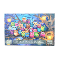Vente en gros de puzzles en papier éducatifs personnalisés pour adultes, 1001-2000 pièces, fabricant de jeux de puzzles, livraison directe