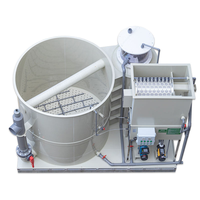 Système d'aquaculture recirculante RAS pour l'élevage de poissons en intérieur, aquaculture haute densité, filtration intégrée tout-en-un pour le tilapia