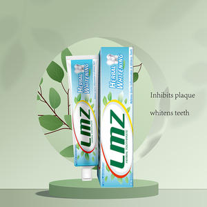 Dentifrice blanchissant à la menthe et aux herbes sans fluorure, 55g, marque privée OEM, usage domestique, anti-sensibilité, rafraîchissant buccal, anti-gonflement - Product Image 3