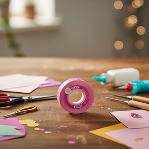 Nastro in Raso 2.0cm 25Y Rosa Amaranto per Forniture Artigianali - Product Image 2