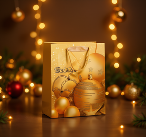 Sacchetto Regalo in Carta con Manico a Nastro Confezione Regalo alla Moda - Product Image 2