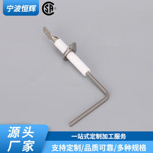 Aiguille d'allumage en fibre céramique isolante en acier inoxydable pour réparation de cuisinière à gaz/four, installation encastrée - Product Image 2