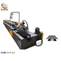 Mesin Pembentuk Profil Khusus Cold Roll Forming Bersertifikasi CE ISO Kontrol PLC Otomatis Mesin Rangka Baja Non-Standar