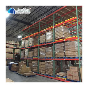 Almacén de acero industrial Vertical Push Back Pallet Racks Estantes de almacenamiento protegidos contra la corrosión Estante apilable - Product Image 2