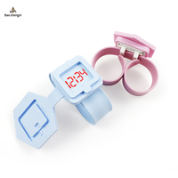 Fabrication de haute qualité enfants Superman dessin animé montre numérique avec logo personnalisé LED montre-bracelet sport fille garçon