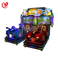 Yuejin 2 joueurs simulateur vidéo Machine de jeu d'arcade de course de moto à jetons