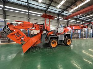 Huansheng ZWY-40A 50A jenis konveyor roda Mucking peralatan mesin Loader dengan palu - Product Image 4