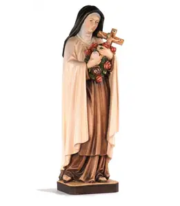 Patung Kecil Patung Resin Yesus Bunga Kecil, Patung Santo Katolik, Santo Therese