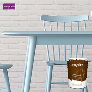 2024 giá bán buôn gỗ kết thúc sơn mài màu đỏ đen mồi nước dựa trên đồ nội thất đánh bóng véc ni sáp anh đào sơn phủ gỗ 18L - Product Image 5