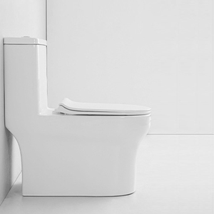 Artículos sanitarios modernos Inodoros Dual-Flush S Trap WC Juego de <span class=keywords><strong>inodoro</strong></span> Armario de baño de una pieza Artículos de cerámica sifónicos - Product Image 5
