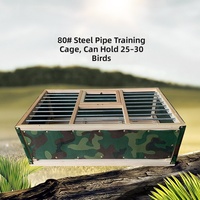 Panier pliable pour pigeons de course et d'entraînement, cage de transport portable avec plusieurs tailles, option en plastique, acier inoxydable ou bambou