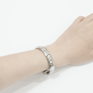 Bracelets en acier inoxydable de style italien, vente en gros pour femmes et hommes, avec diamants, perles et motif étoile, fabrication DIY - Product Image 2