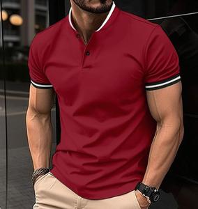 Polo da Golf Personalizzata ad Asciugatura Rapida in Poliestere, T-shirt Polo Vuota per Sublimazione, Polo da <span class=keywords><strong>Uomo</strong></span> Taglie Forti - Product Image 3