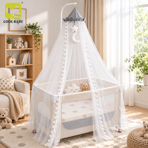 Mosquitera <span class=keywords><strong>para</strong></span> <span class=keywords><strong>Cuna</strong></span> BN001 Cool Baby, Plegable, Diseño Moderno, Malla <span class=keywords><strong>de</strong></span> Poliéster, Compatible con Todos los Tamaños <span class=keywords><strong>de</strong></span> <span class=keywords><strong>Cuna</strong></span> - Product Image 1
