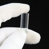 Tige de guidage de lumière en verre de quartz importé de haute pureté, certifiée CE/ISO9001, 90% de clarté, ouverture protectrice, biseau 60/40, qualité de surface