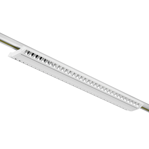 Barre lumineuse LED linéaire pour étagère, 180 lm/W, double tube, UGR<13, angle de faisceau réglable, montage sur rail et suspendu, éclairage commercial et commercial pour le commerce de détail - Product Image 3