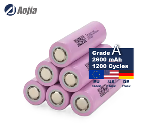 Aojia LR18650SK 18650 원통형 리튬 이온 배터리 2600mAh 3.7V 충전식 1200 사이클 수명 재고 - Product Image 1