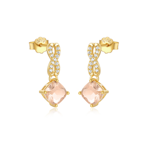 CANNER Wholesale New 925 <b>Silver</b> High Quality 100% 925 <b>Sterling</b> <b>Silver</b> Infinity Symbol Cz <b>Stud</b> <b>Earrings</b> for Women - Product Image 1