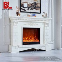 Petit ventilateur de poêle, fait en usine, strictement vérifié, flamme de cheminée électrique