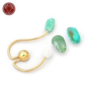 Conector de bikini, herrajes para trajes de baño, hebilla de forma irregular, vestido con flecos de cuentas para mujer, decoración metálica personalizada, hebilla de anillo con cuentas. - Product Image 4