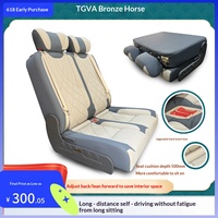 Lit convertible de luxe pour caravane/VR, dossier haut, pliable à l'avant, lit instantané, table relevable, renforcé en acier, OLIVER Fit