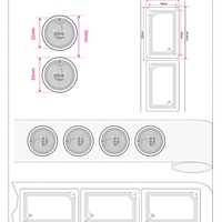 Étiquettes RFID Micro-puces de Petite Taille Personnalisées, Implantables, Flexibles, Mini, Souples, NFC, FPC