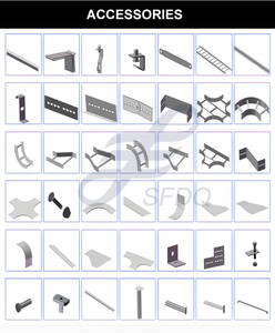 Abdeckung Pulver beschichtete Kabel rinne 1000-6000mm Länge Industrie kabel leiter - Product Image 4