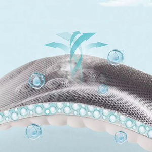 Semelles de chaussures de sport 4D super douces pour la course à pied, absorption des chocs, soutien de la voûte plantaire, inserts orthopédiques - Product Image 4