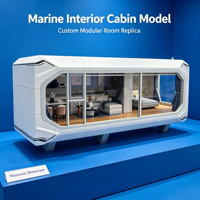 Modèle d'intérieur de cabine modulaire personnalisée
