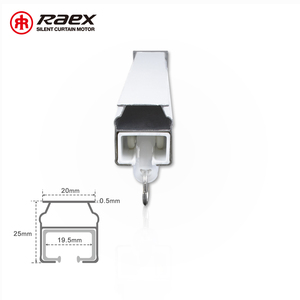 Perdeler için alüminyum ray kavisli özelleştirilmiş manuel sessiz alüminyum kare <span class=keywords><strong>Pvc</strong></span> tavan parça - Product Image 3