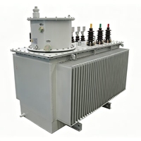 Transformateur de puissance triphasé immergé dans l'huile SZ13-M-630, 630 kVA, 11 kV à 400 V, 50 Hz, Dyn11, refroidissement ONAN, régulateur de tension OLTC