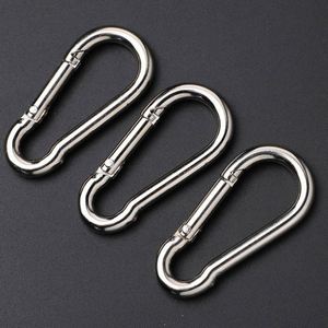 Custom Logo Spring Climbing Carabiner Snap <b>Hook</b> Nickel Material Eco-Friendly Portable for Dog Bag Luggage Pet Collar Outdoor - Product Image 3