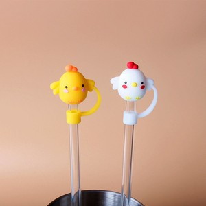 Tapas y Cubiertas de Silicona/PVC Reutilizables con Múltiples Diseños, a Prueba de Polvo, para Puntas de Pajitas de 1/4 pulgada (6-8 mm), para Restaurantes y Tiendas - Product Image 4