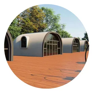 China Modular Graphene Eps Diy Mangkuk Geo Igloo Rumah Dome Siap Pakai untuk Kabin Prefab, Bangunan Taman, Rumah Kecil, Kantor, Hotel