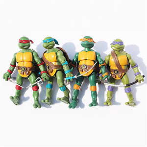 Nouvelle arrivée : Figurine <span class=keywords><strong>Ninja</strong></span> Anime, version film 1990, édition limitée, figurine <span class=keywords><strong>tortue</strong></span>, modèle décoratif - Product Image 4