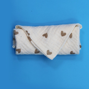 <strong>Best</strong> Woven Eco-Friendly Cotton Small Square Pink Baby Burp Soothing Towel <strong>Washcloth</strong> for <strong>Newborn</strong> - Product Image 6