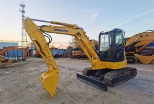 EPA รถขุด Komatsu ขนาดเล็ก5ตันเครื่องยนต์ตีนตะขาบ PC55ขุดฟาร์ม PC55MR ปั๊มกระปุกเกียร์ปั๊มตลับลูกปืน - Product Image 6