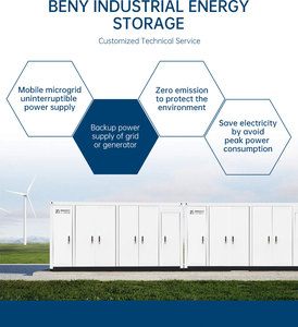 Contenedor de Batería de Almacenamiento de Energía Solar BENY 4MWH LiFePO4 con Refrigeración Líquida Todo en Uno 2MW IP55 para Uso Industrial - Product Image 4