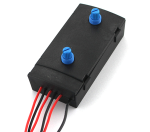 Interruttore Dimmer Rotativo Doppio LED a Bassa Tensione 9-40V DC, Doppio Canale PWM 0-1A 50W Max per Illuminazione 12V 24V, Modello WKT-RD0-36V - Product Image 5