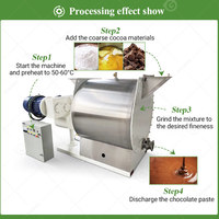 Concheuse à chocolat et cacao de laboratoire en acier inoxydable de haute qualité, machine de concassage et de broyage, Chine