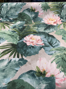Tissu d'ameublement imprimé numériquement à motifs floraux tropicaux de Nassau, vendu au mètre |   Textile de décoration intérieure élégant et durable - Product Image 6