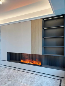 Cheminées <span class=keywords><strong>électrique</strong></span>s décoratives à vapeur 3D de haute qualité atomisant la <span class=keywords><strong>cheminée</strong></span> à vapeur d'eau LED intelligente intégrée - Product Image 3