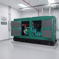 Kommerzieller Geräuscharmer Dieselgenerator 50Hz 16kW 20kVA Dreiphasig Wassergekühlt Einkaufszentrum Notstromversorgung ATS Automatisch