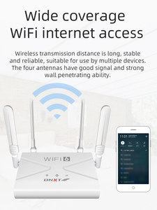 Bộ định tuyến di động 4G Bộ định tuyến wifi di động không dây với khe cắm thẻ Sim 4G <span class=keywords><strong>modem</strong></span> bốn ăng ten mở rộng phạm vi WIFI - Product Image 4