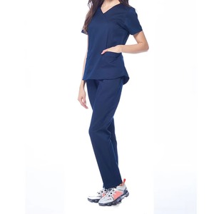 Grande demande Uniformes hospitaliers personnalisés de haute qualité Ensembles de gommage extensibles pour infirmière à séchage rapide pour femmes Vente en gros - Product Image 2