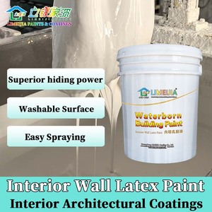 Peinture murale intérieure au latex Limeijia, imperméable, respirante, résistante aux rayures et aux taches, économique, pour les galeries d'art - Product Image 3