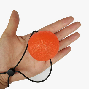 Pelota de Terapia para Manos de TPE con Forma Redonda, para Rehabilitación, Ejercicios de Dedos, Alivio del Estrés, con Lazo Elástico - Product Image 4
