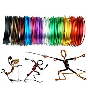 Colorful Aluminum Soft Diy <strong>Craft</strong> Bonsai <strong>Wire</strong> Anodized Color Aluminum <strong>Wire</strong> for Decoration <strong>Craft</strong> - Product Image 2