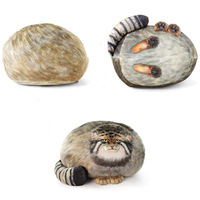 Peluche chat Pallas réaliste, jouet en peluche doux, coussin Kawaii, poupée réconfortante, cadeau, vente en gros