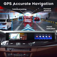 Lecteur multimédia de voiture Android à double écran tactile de 21 pouces avec CarPlay, GPS 360°, autoradio pour BMW F10 F11